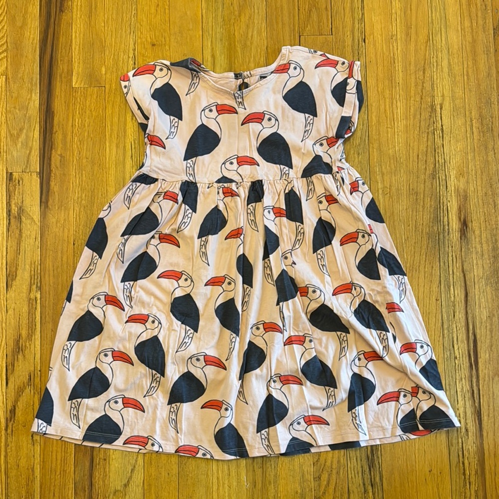 Tea Collection Girls Toucan Dress, Size 10
